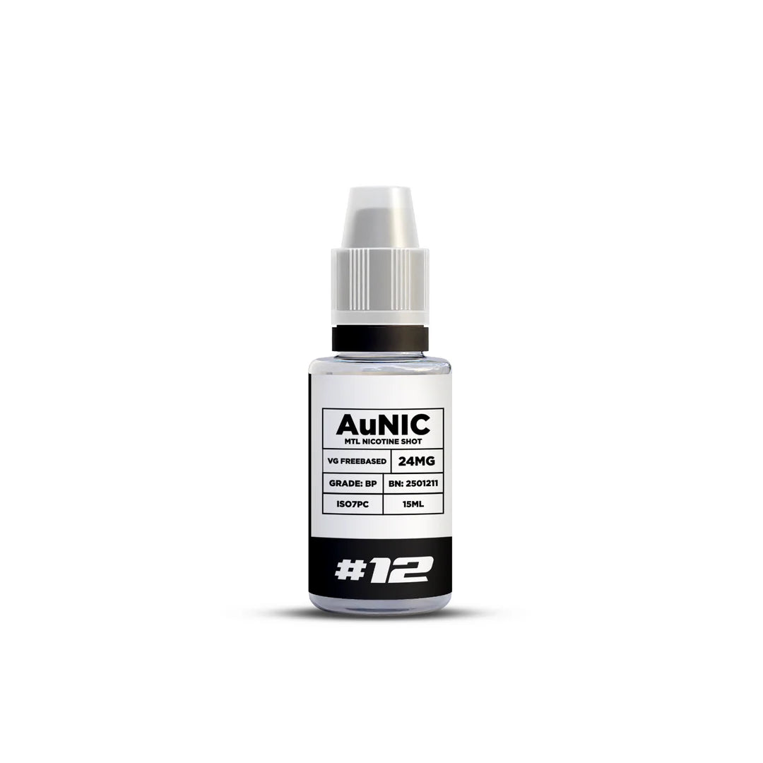 AuNic 12mg Freebase Shot (VG) (15ml) - MTL