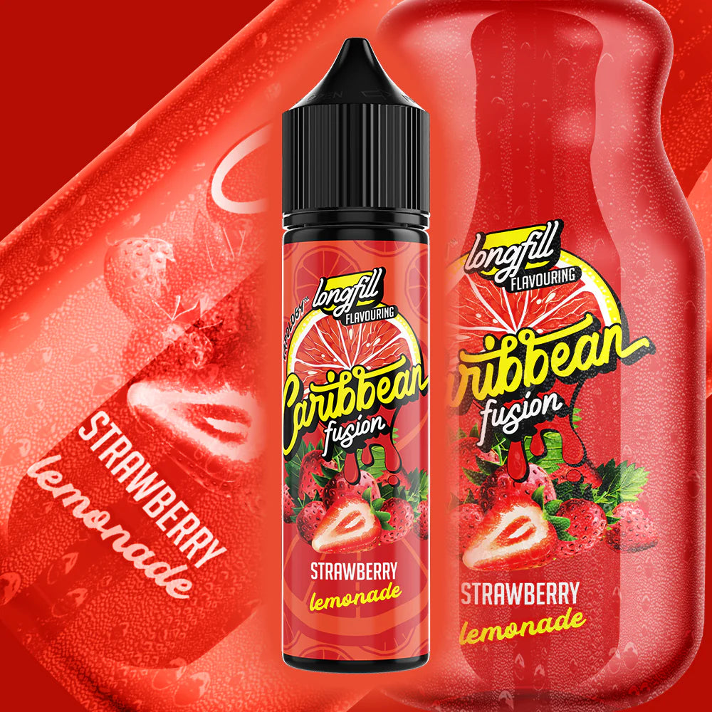 Vapology - Caribbean Fusion - Strawberry Lemonade Long Fill 60ml