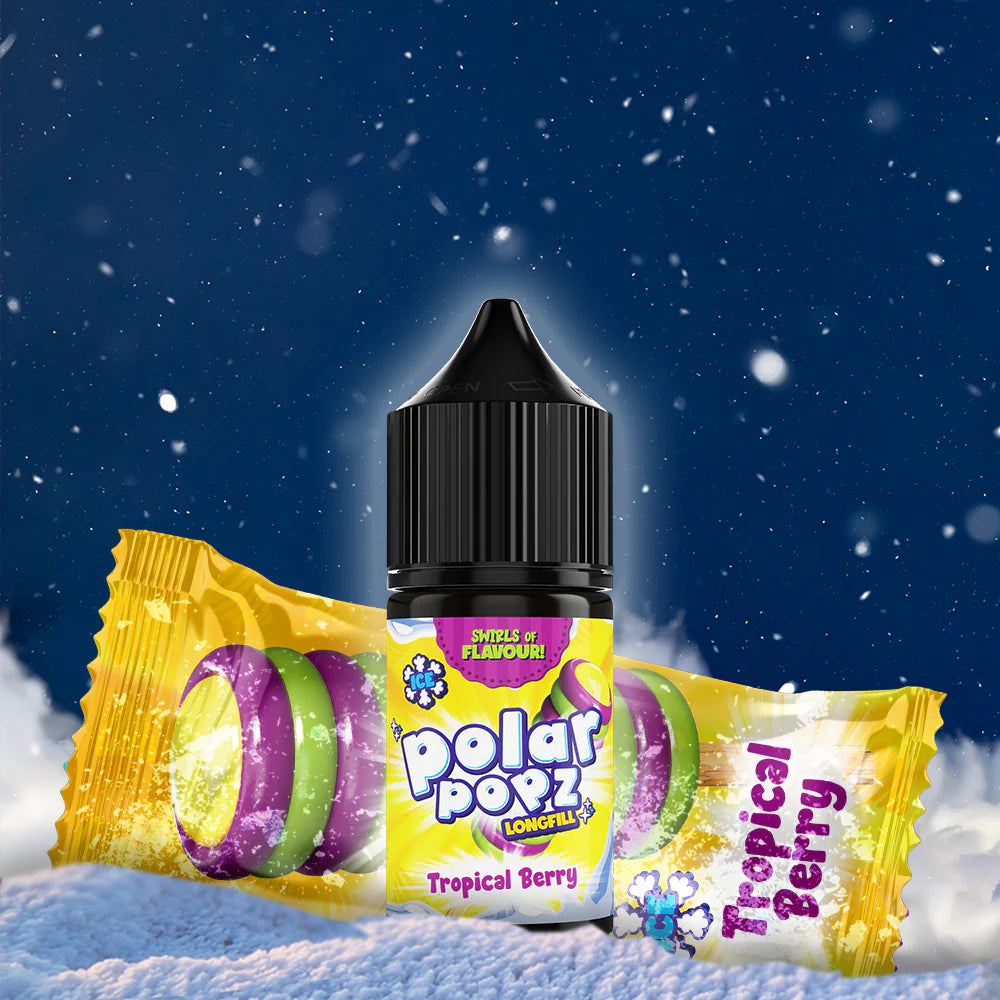 Vapology - Polar Popz - Tropical Berry Long Fill 30ml