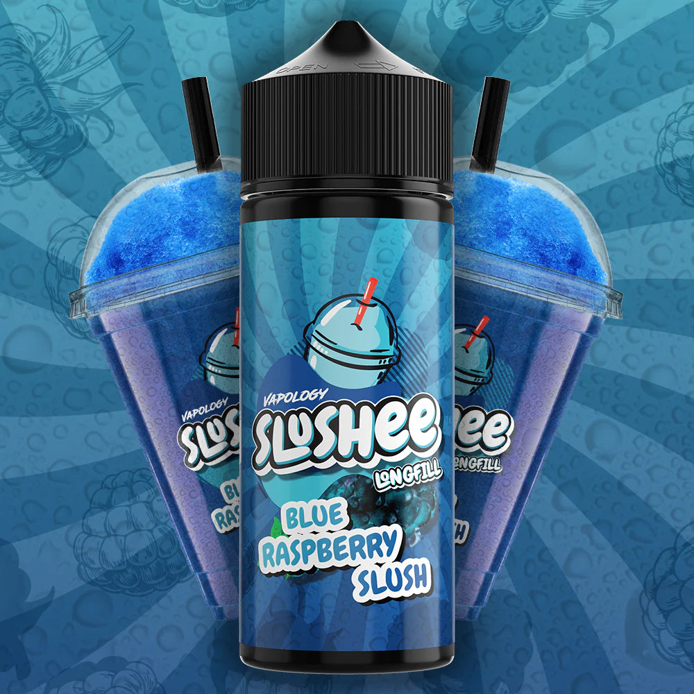 Vapology - Blue Raspberry Slushee Long Fill 120ml